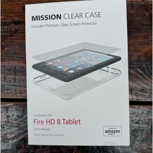 Mission Clear Case for Fire HD 8 Tablets